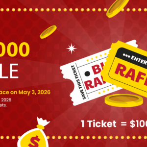 $10,000 Grand Prize Raffle Tickets