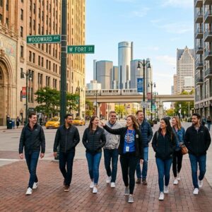 90-Minute Detroit Walking Tour for 10 - Plus Lunch